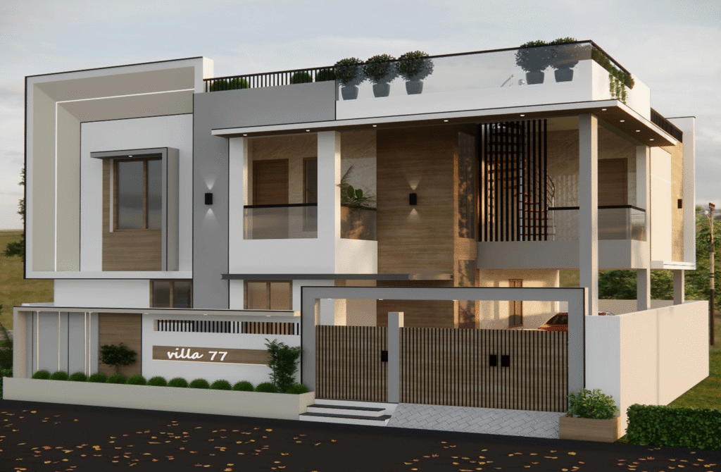 Construction project by Sangeeth InnoBuild in Tiruppur